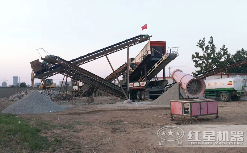 车载移动制砂一体机(轮胎配置) 车载移动制砂一体机(轮胎配置)