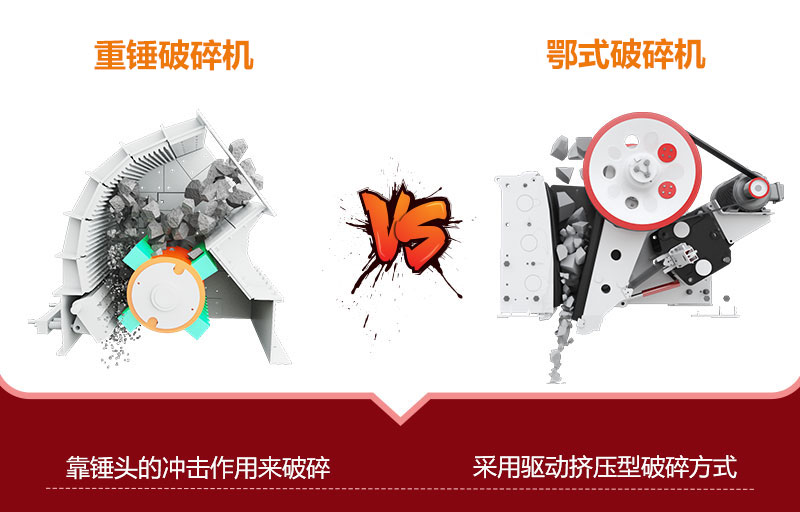 重锤破碎机和鄂破机工作原理 重锤破碎机和鄂破机工作原理