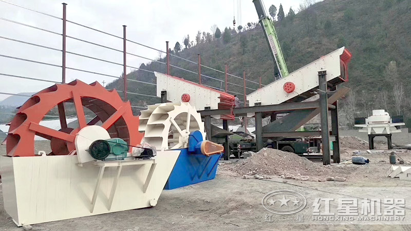 杏耀平台登录入口机器洗泥洗砂设备客户安装现场 杏耀平台登录入口机器洗泥洗砂设备客户安装现场