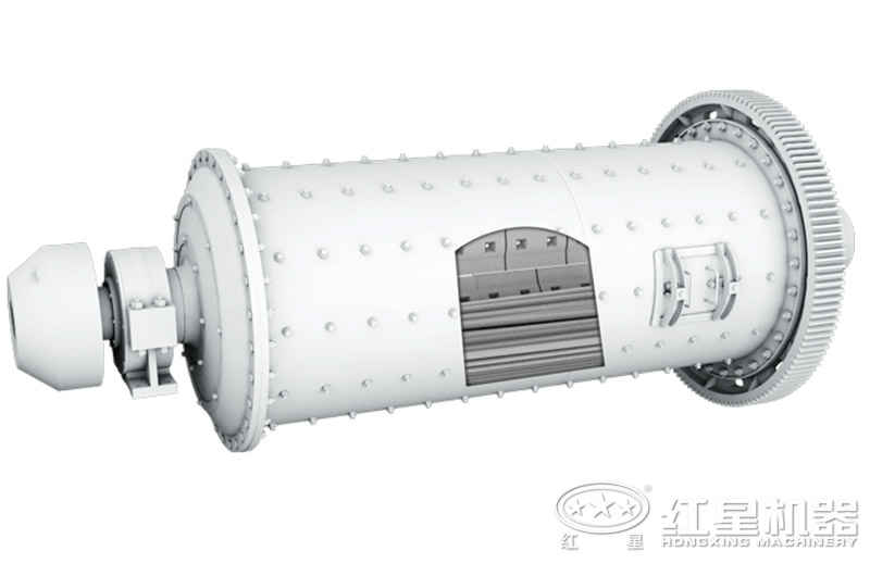 球磨机结构图 球磨机结构图